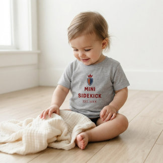 Anpassad matchande t-shirt för far och son