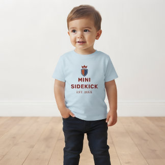 Anpassad matchande t-shirt för far och son
