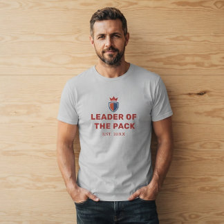 Anpassad matchande t-shirt för far och son