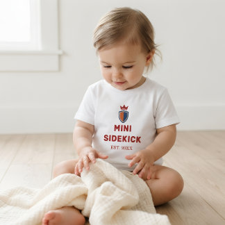 Anpassad matchande t-shirt för far och son