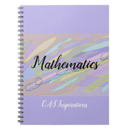 Anpassad matematik lila Doddle Spiral Anteckningsb Anteckningsbok