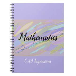 Anpassad matematik lila Doddle Spiral Anteckningsb Anteckningsbok