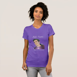 ANPASSAD MED DINA LOVDA EN BILD.OCH.NAMN T SHIRT