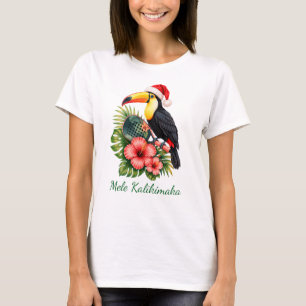 Anpassad Mele Kalikimaka Jul Padel Present Till He T Shirt