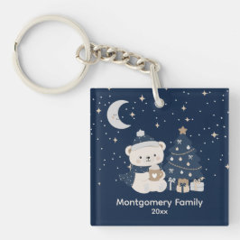 Anpassad Midnatt Jul | Marinblå, Silver & Guld
