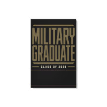 Anpassad militär namnskylt klass 2026 examensprese