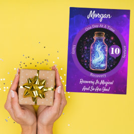 Anpassad milstolpe för mystisk återhämtning kort