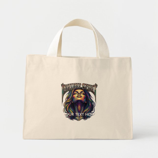 Anpassad Mini-Tote Mini Tygkasse (Framsidan)