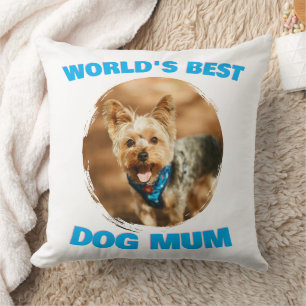 Anpassad Minimal Bästa Hund Katt Mamma Pappa Söt P Kudde