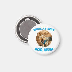 Anpassad Minimal Bästa Hund Katt Mamma Pappa Söt P Magnet