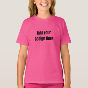 Anpassad minimal design Lägg till foto eller text T Shirt