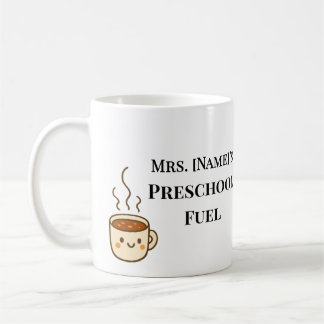 Anpassad minimalistisk förskolelärare kaffemugg
