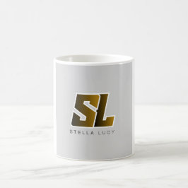 Anpassad minimalistisk kaffemugg med foto och text