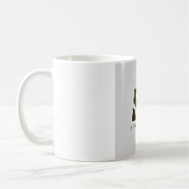 Anpassad minimalistisk kaffemugg med foto och text