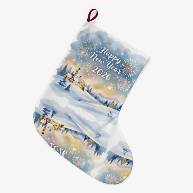 Anpassad minnessaker julstrumpa (Framsidan (Hängande))