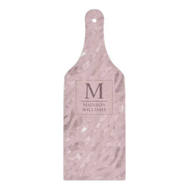 Anpassad Mjuk Rosa Pastell Rosa Guld Glitter Mönst (Framsidan)