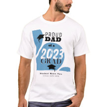 Anpassad Modern Blue Arch Proud Pappa Grad