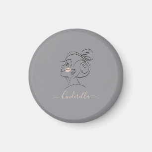 Anpassad Modern Design Monogrampresent Magnet