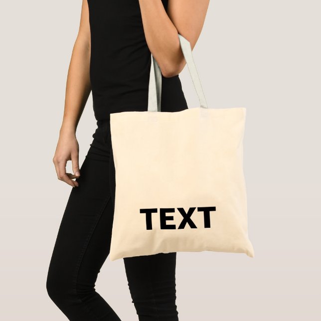 Anpassad Modern Elegant Minimalistisk Enkel Mall  Tygkasse (Framsida (produkt))