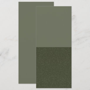 Anpassad Modern Mossgrön Meny med Texturerad Botte
