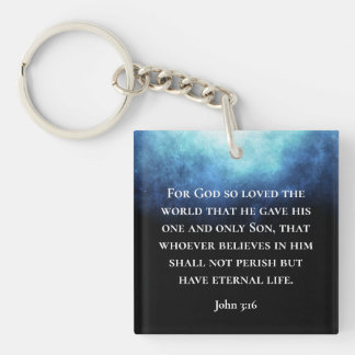Anpassad Modern Nebula Johannes 3:16 Bibelvers