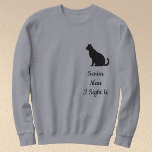 Anpassad Modern Svart Katt Husdjursälskare Grå Sil T Shirt