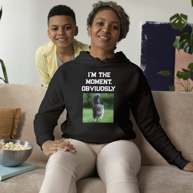 Anpassad Modern Svart Vit Text Och Husdjurs Foto  T Shirt (Skapare uppladdad)