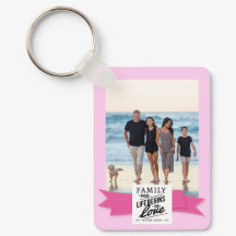 Anpassad modernt foto familjeband kort