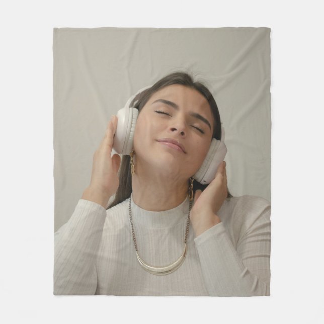 Anpassad Modernt Foto Heltäckande  Fleecefilt (Framsidan)