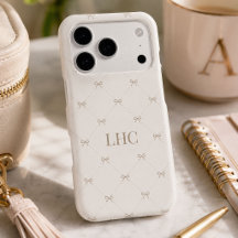 Anpassad Monogram Arvsmönster Slinga Elegant Coque