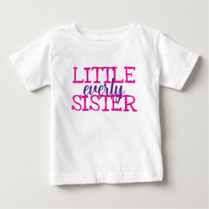 Anpassad Monogram Flickor Matchande Systrar T Shirt
