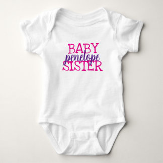 Anpassad Monogram Flickor Matchande Systrar T Shirt