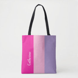 Anpassad monogram, het rosa tri-ton tygkasse