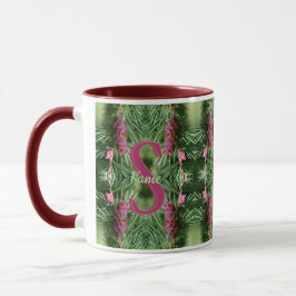 Anpassad monogram initial bokstav namn kottar natu mugg