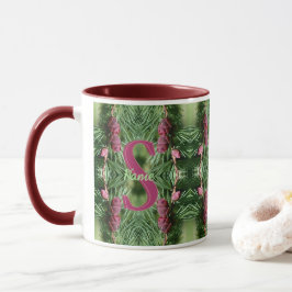 Anpassad monogram initial bokstav namn kottar natu mugg