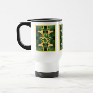 Anpassad monogram initial bokstav namn Vild lilja  Resemugg
