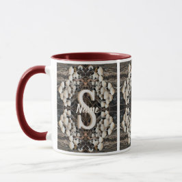 Anpassad monogram initial bokstav namn Vilda svamp Mugg