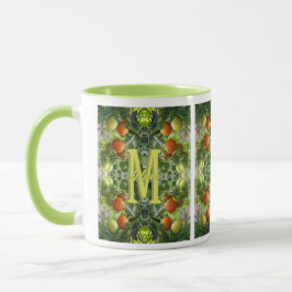Anpassad monogram initial namn Körsbärstomater Mugg