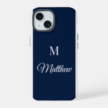 Anpassad monogram iPhone-fodral