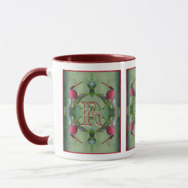 Anpassad monogram med din initiala och namn på en mugg