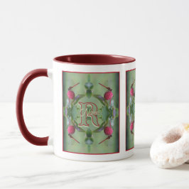 Anpassad monogram med din initiala och namn på en mugg