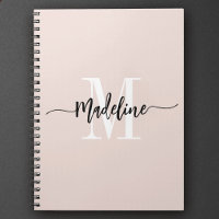 Anpassad monogram namn modern script virvlar prese