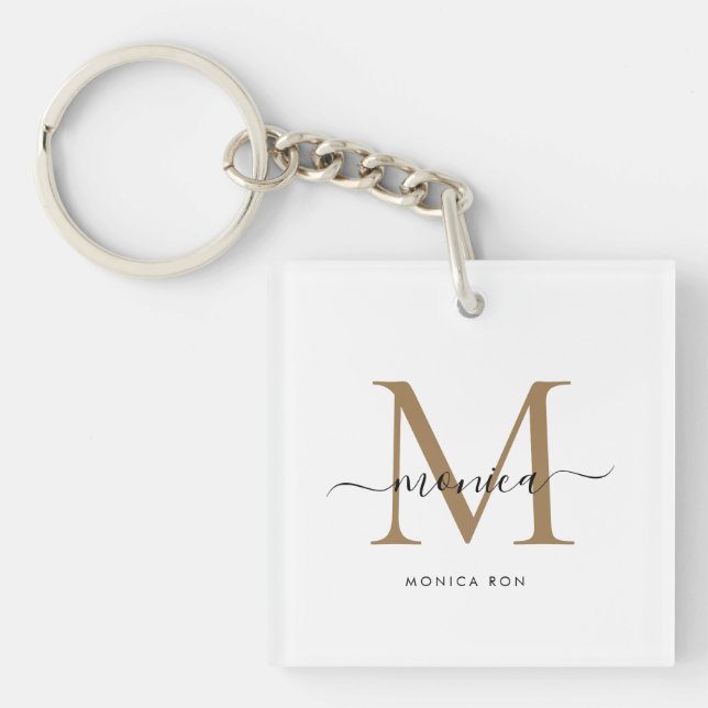 Anpassad Monogram Namn Toteväska (Framsidan)