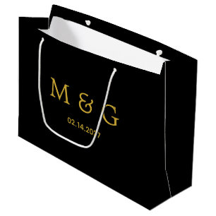 Anpassad monogram och datum symbol för kärlek Svar