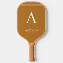 Anpassad monogram och namn Brun 