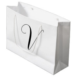 Anpassad monogram skript initial
