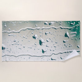 Anpassad Monogram Vit Regndroppar Söndagskväll 