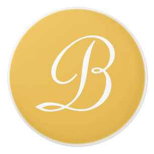 Anpassad monogrambokstav Din initial designerfärg Knopp