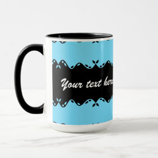 Anpassad monogramdesign mugg