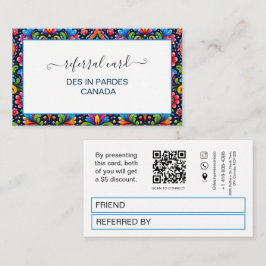 Anpassad mönster Qr-kod Lastbilsdesign Lojalitetskort
